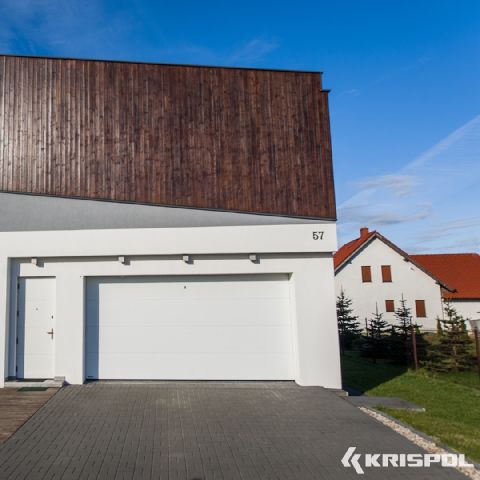 Garagentor in Weiß von Krispol