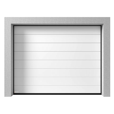 Sektionaltor Vente K2 RS - Lamellen mit breiten Sicken