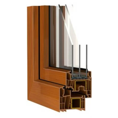 Decco 83 profiel met 3-voudige beglazing