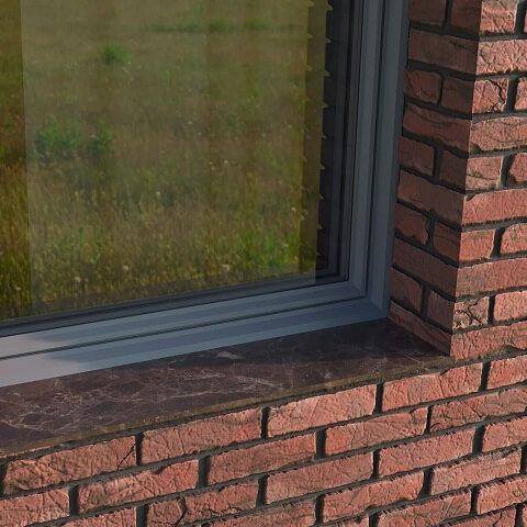 Alufenster Deceuninck Decalu 110 Steel Rahmen