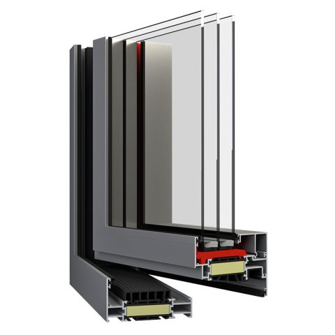 Alufenster Decalu 88 Standard