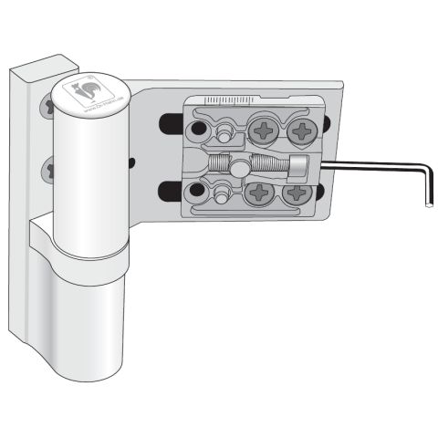 Veka Haustür mit Türband einstellen