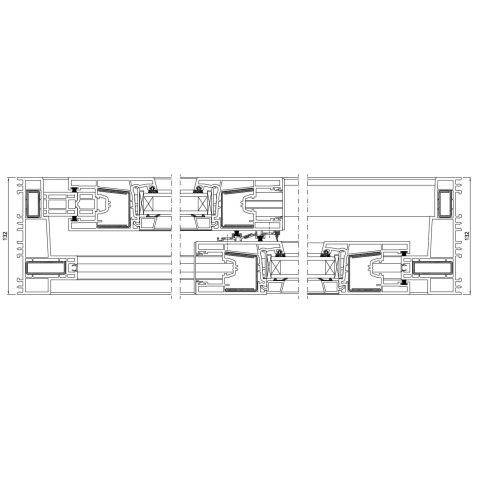 Technische Detail Schiebetür evolutionDrive Jetline waagrecht