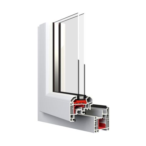 Balkontür Aluplast IDEAL 5000 Round-Line