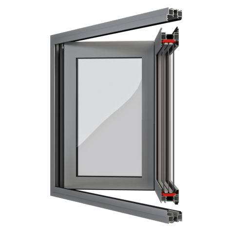 Alu vouwwand schuifdeur MB-86 Foldline