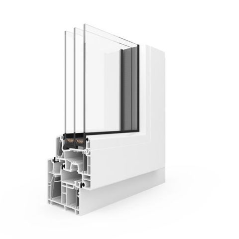 Kunststofffenster Aluplast energeto 8000 Innen
