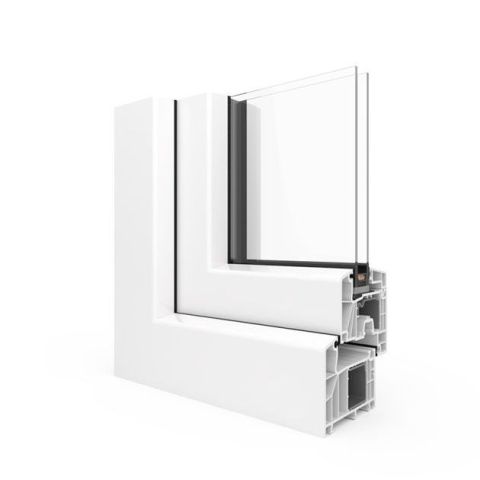 Kunststof Kozijnen Aluplast IDEAL 7000 Classic Wit