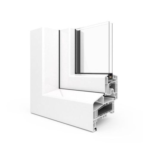 Kunststofffenster Aluplast IDEAL 7000 NL Flosse 20mm Außen