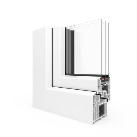 Kunststof Kozijnen Aluplast IDEAL 8000 Classic Wit