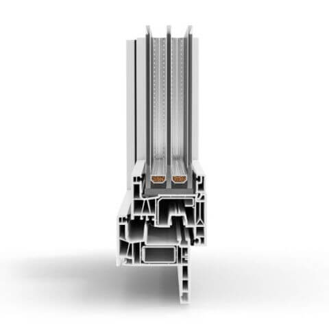 Kunststof kozijnen Aluplast IDEAL Neo MD Renovation 40 - Profieldoorsnede