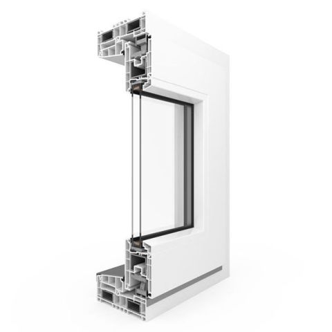 Kunststoff Schiebetür Profil Aluplast Smart-Slide Innen