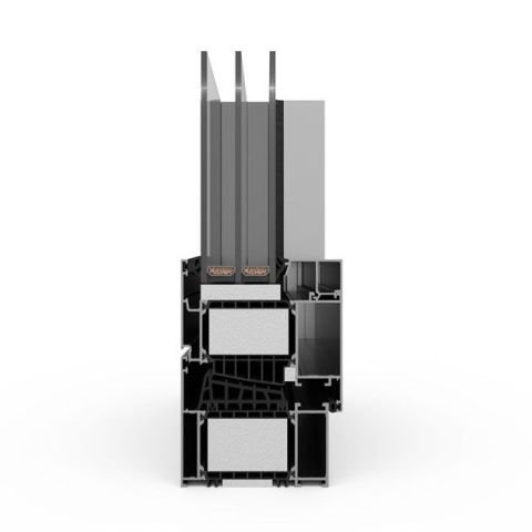 Alufenster MB-104 Passive Aero Profilschnitt