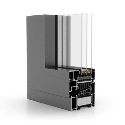 Alufenster MB-104 Passive SI Profil