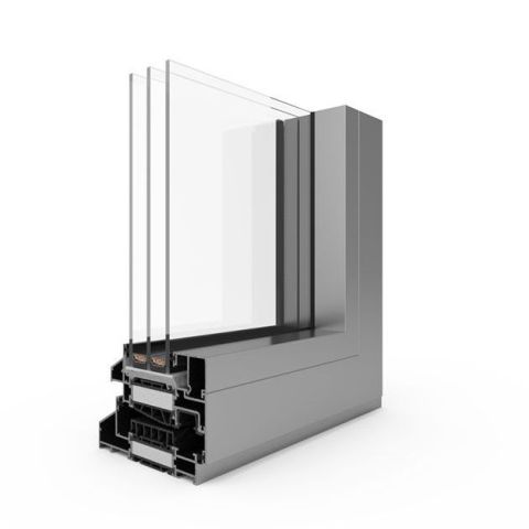 Alufenster Deceuninck Decalu 110 Steel Profil Innen