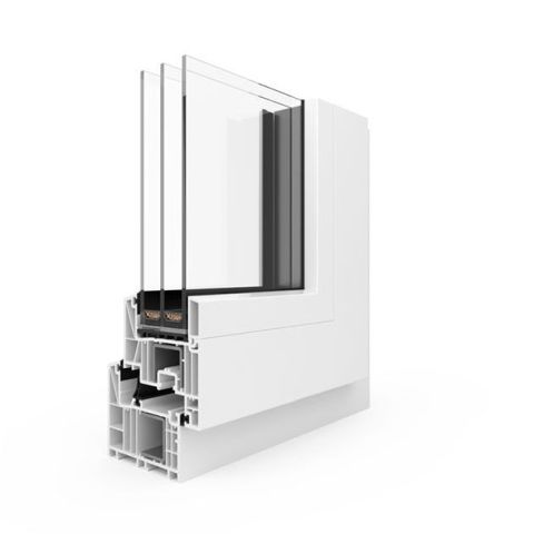 Kunststofffenster Salamander Brügmann bluEvolution 82 Innen