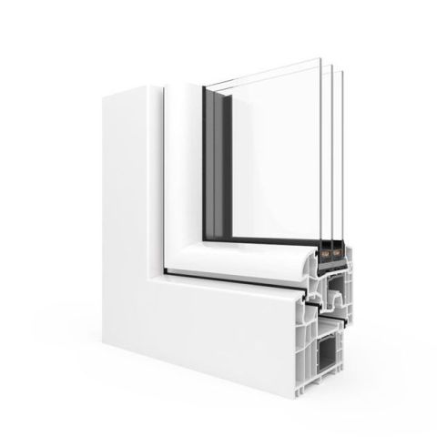 Kunststofffenster Salamander Brügmann bluEvolution 92 Round-Line Außen
