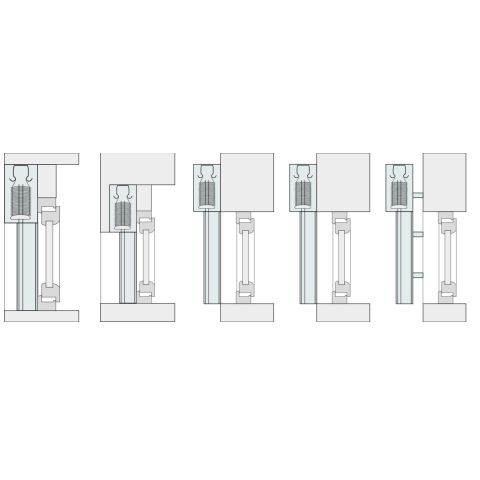 Montagearten Alukon Raffstore Raff-E