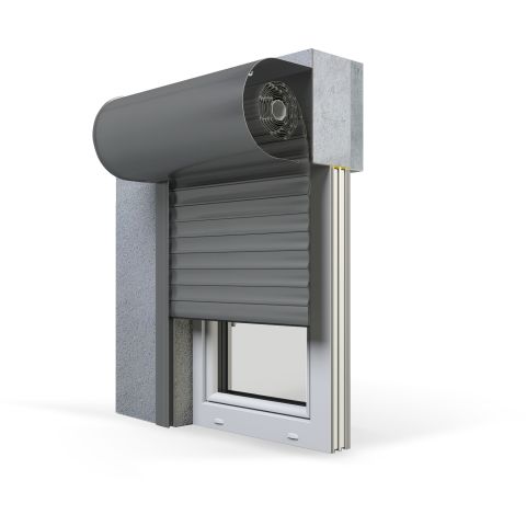 Voorzetrolluiken Aluprof SKO-P ronde kast