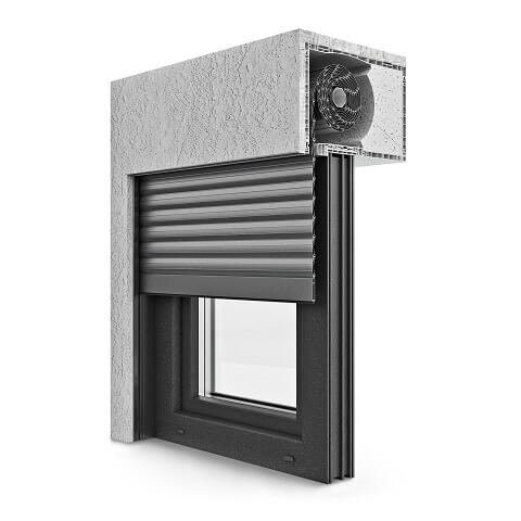 Aufsatzrollladen Decco Thermo Box Profil