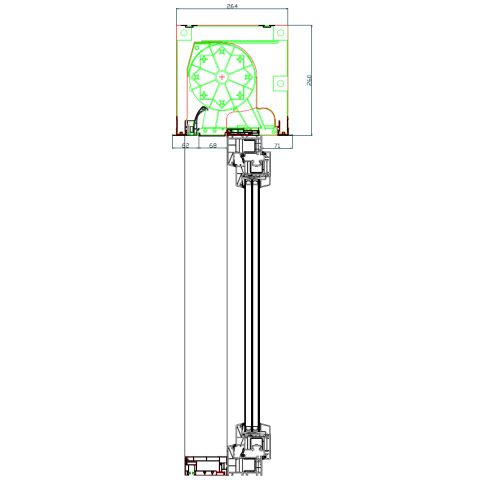 SKB Styroterm Aufsatzrollladen mit bluEvolution 82