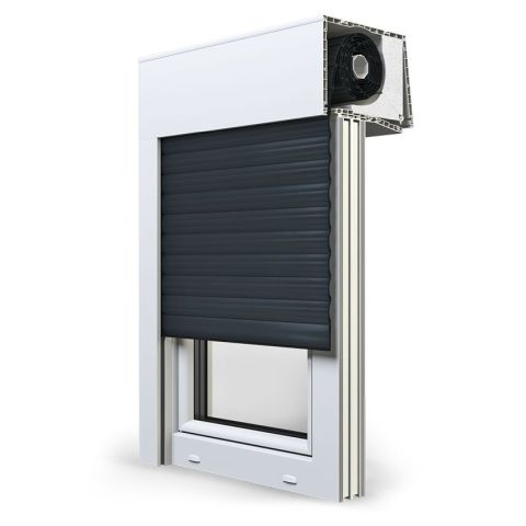SKT Opoterm Aufsatzrollladen in Anthrazit
