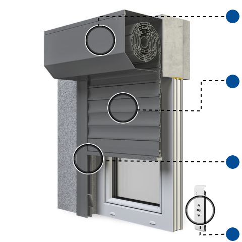 Vorbaurollladen SAR Anti-Einbruch Vorteile