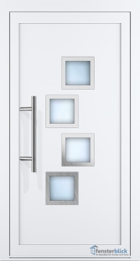 Aluminium Haustür EL-18 Inox