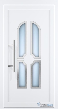 Aluminium Haustür EL-27 Inox