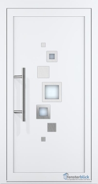 Aluminium Haustür EL-31 Inox