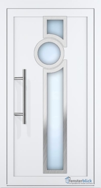 Aluminium Haustür EL-33 Inox
