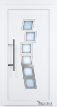 Aluminium Haustür EL-36 Inox