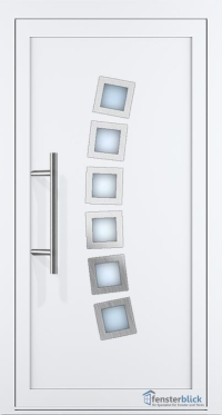 Aluminium Haustür EL-41 Inox