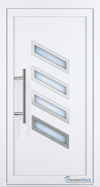 Aluminium Haustür EL-43 Inox