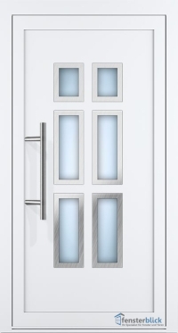 Aluminium Haustür EL-46 Inox