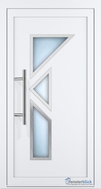 Aluminium Haustür EL-53 Inox