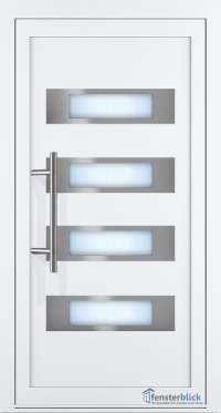 Aluminium Haustür EL-65 Inox
