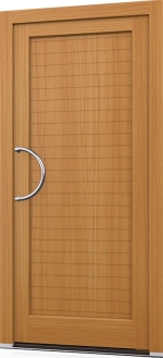 Holz Haustür Woodline Modell 72 inox Kiefer