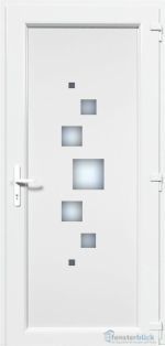 Kunststoff Haustür EL-31 weiß