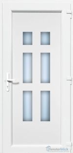 Kunststoff Haustür EL-46 weiß