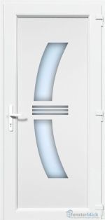 Kunststoff Haustür EL-47 weiß
