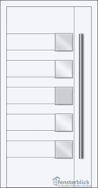 Despiro Haustür DP-07 in Weiß