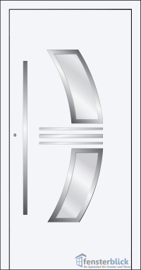 Despiro Haustür DP-15 in Weiß