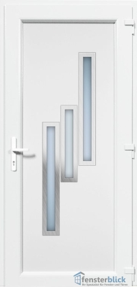 Kunststoff Haustür EL-15 Inox
