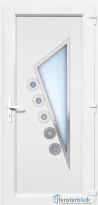 Kunststoff Haustür EL-17 Inox