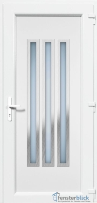 Kunststoff Haustür EL-24 Inox