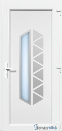 Kunststoff Haustür EL-38 Inox