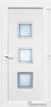 Kunststoff Haustür EL-51 Inox