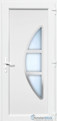 Kunststoff Haustür EL-56 Inox