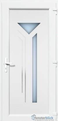 Kunststoff Haustür EL-62 Inox