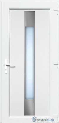 Kunststoff Haustür EL-66 Inox